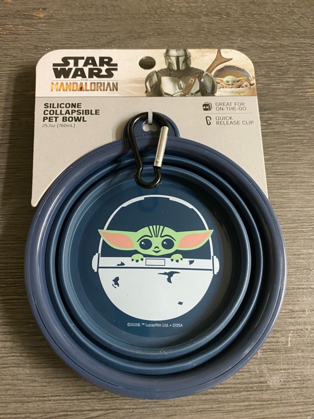 Star Wars Grogu Collapsible Pet Bowl